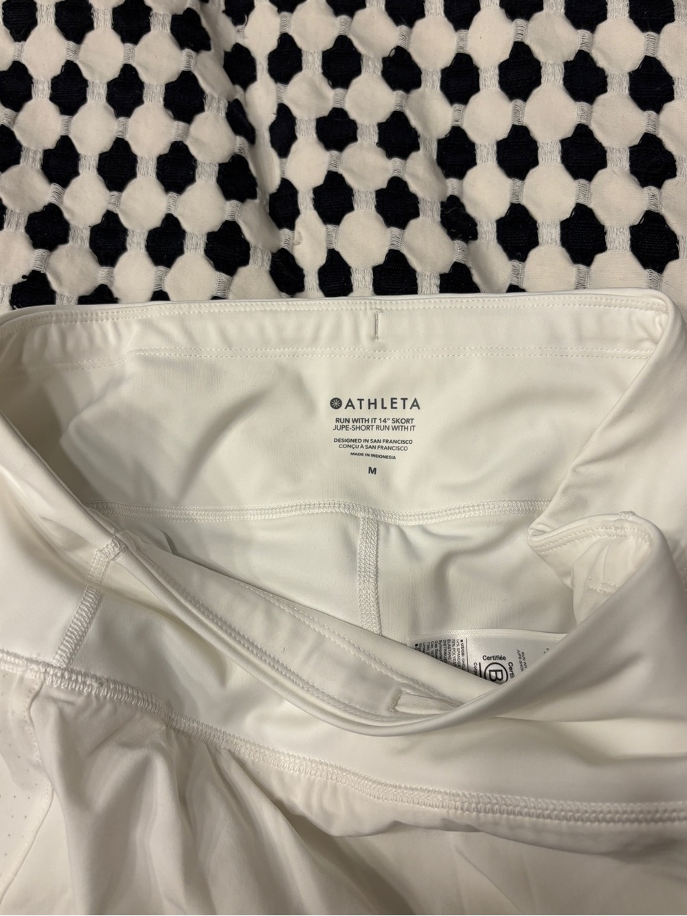 Athleta White Women’s Active Skort with Built-In Shorts